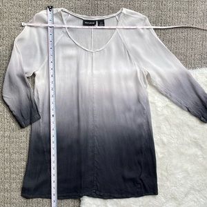 DKNY Ombré Sheer Top